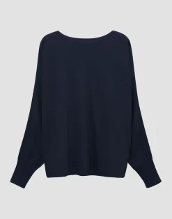 Gebreide Trui Taliya Detail Blauw Online Bestellen*OPUS Flash Sale