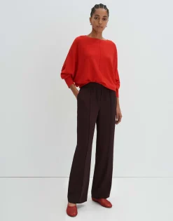 Gebreide Trui Taliya Detail Rood Online Bestellen*OPUS Fashion