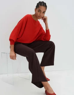 Gebreide Trui Taliya Detail Rood Online Bestellen*OPUS Fashion