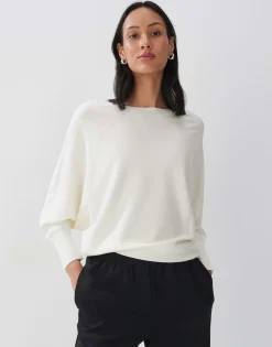 Gebreide Trui Taliya Detail Wit Online Bestellen*OPUS Online