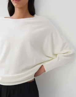 Gebreide Trui Taliya Detail Wit Online Bestellen*OPUS Online