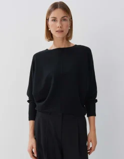 Gebreide Trui Taliya Detail Zwart Online Bestellen*OPUS Hot