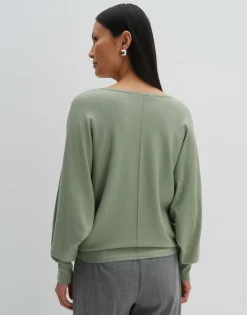 Gebreide Trui Taliya Line Groen Online Bestellen*OPUS Best Sale