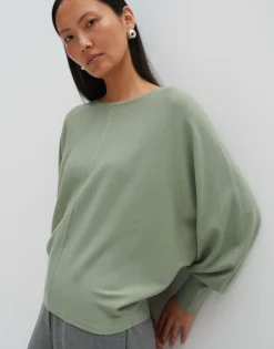 Gebreide Trui Taliya Line Groen Online Bestellen*OPUS Best Sale