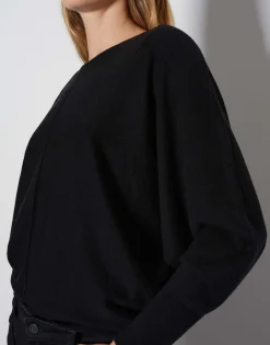 Gebreide Trui Taliya Line Zwart Online Bestellen*OPUS Shop