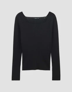 Gebreide Trui Tamea Zwart Online Bestellen*OPUS Fashion
