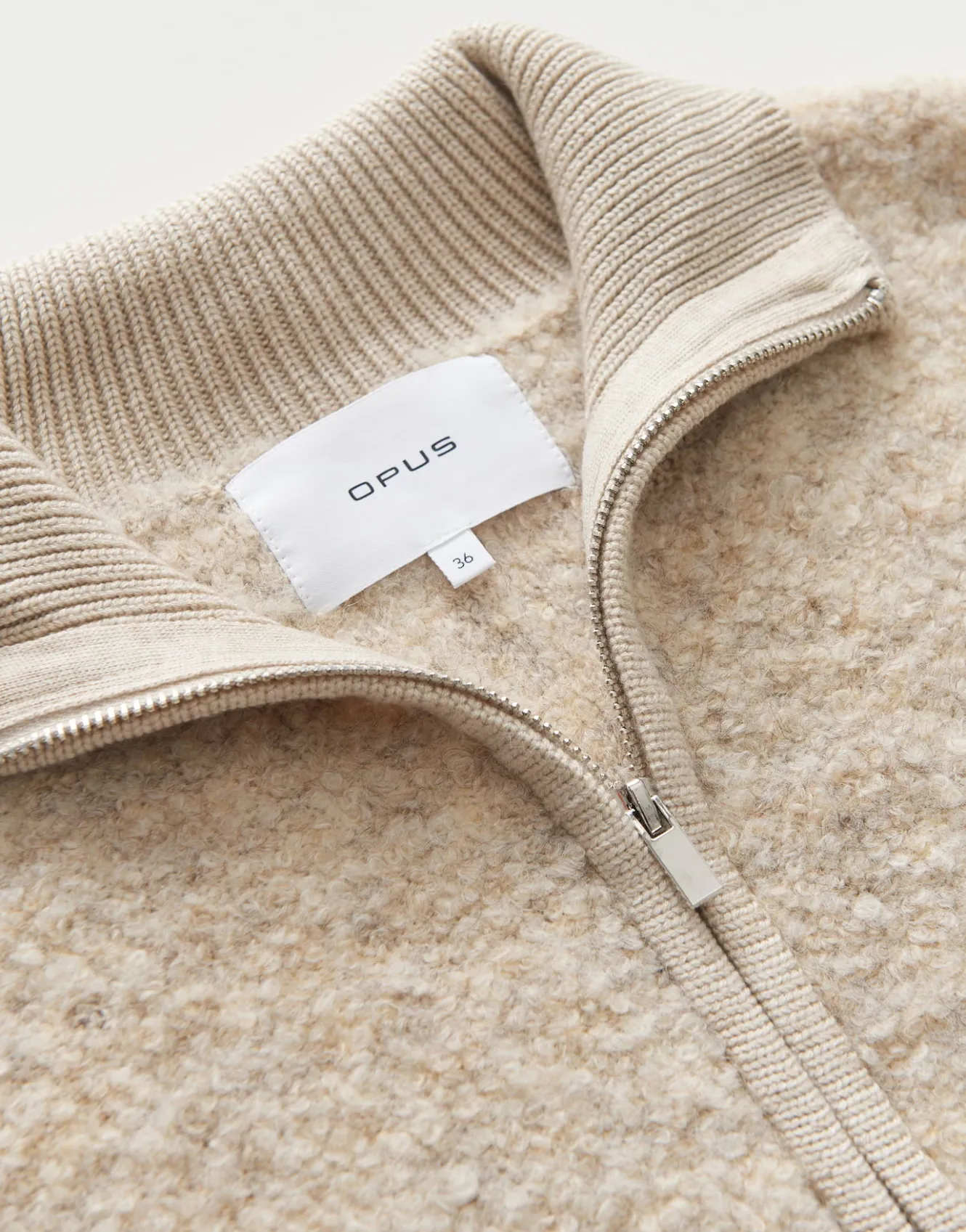 Gebreid Vest Darila Beige Online Bestellen*OPUS Hot