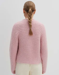 Gebreid Vest Timaria Roze Online Bestellen*OPUS Shop