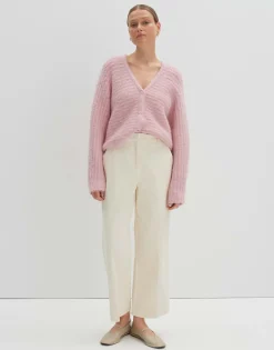 Gebreid Vest Timaria Roze Online Bestellen*OPUS Shop