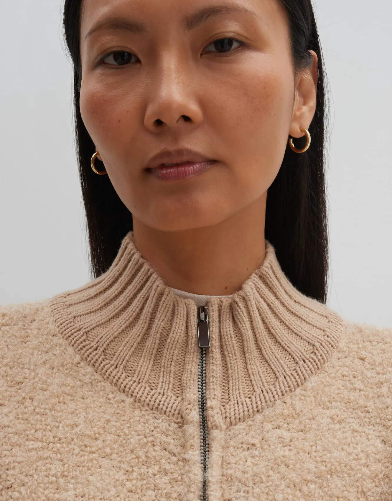 Gebreid Vest Touclee Detail Beige Online Bestellen*OPUS Online
