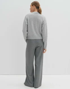 Gebreid Vest Tunja Grijs Online Bestellen*OPUS Shop