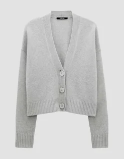 Gebreid Vest Tunja Grijs Online Bestellen*OPUS Shop