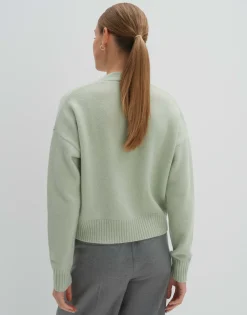 Gebreid Vest Tunja Groen Online Bestellen*OPUS Store