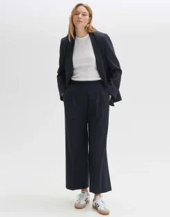 Geplooide Broek Malma Blauw Online Bestellen*OPUS Cheap