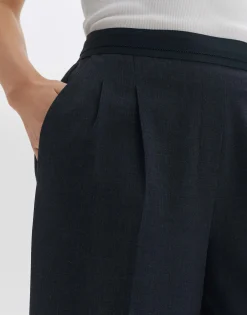 Geplooide Broek Malma Blauw Online Bestellen*OPUS Cheap