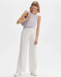 Geplooide Broek Milis Breeze Wit Online Bestellen*OPUS Fashion
