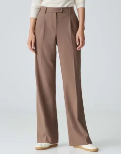 Geplooide Broek Morina Bruin Online Bestellen*OPUS Outlet