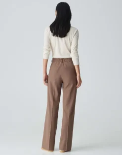 Geplooide Broek Morina Bruin Online Bestellen*OPUS Outlet