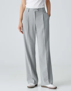 Geplooide Broek Morina Grijs Online Bestellen*OPUS Discount