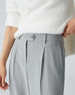 Geplooide Broek Morina Grijs Online Bestellen*OPUS Discount