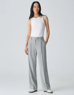 Geplooide Broek Morina Grijs Online Bestellen*OPUS Discount