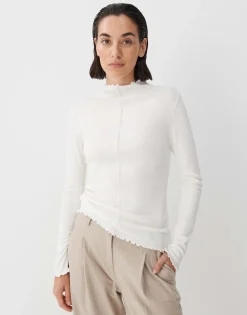 Geribd Shirt Karrie Wit Online Bestellen*OPUS Best Sale