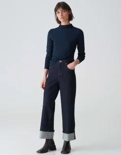 Geribd Shirt Salimas Blauw Online Bestellen*OPUS Best