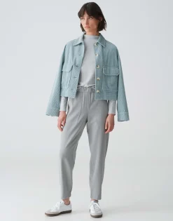 Geribd Shirt Salimas Grijs Online Bestellen*OPUS Best