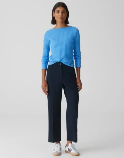 Geribd Shirt Sovke Blauw Online Bestellen*OPUS New