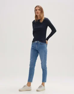 Geribd Shirt Sovke Blauw Online Bestellen*OPUS Best