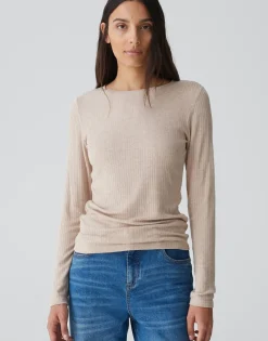 Geribd Shirt Sulikko Soft Beige Online Bestellen*OPUS Shop
