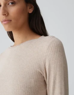 Geribd Shirt Sulikko Soft Beige Online Bestellen*OPUS Shop