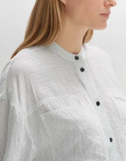 Gestreepte Blouse Fintra Wit Online Bestellen*OPUS Fashion