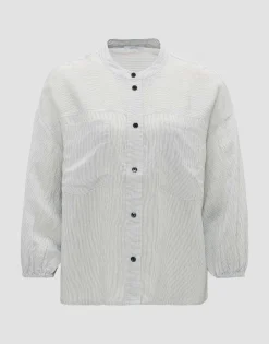 Gestreepte Blouse Fintra Wit Online Bestellen*OPUS Fashion