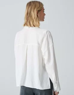 Gestreepte Blouse Fredi Wit Online Bestellen*OPUS New