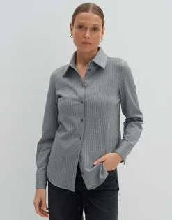 Gestreepte Blouse Zmarta Grijs Online Bestellen*OPUS Sale