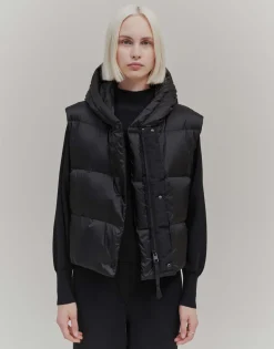 Gewatteerde Bodywarmer Vausti Zwart Online Bestellen*OPUS Sale