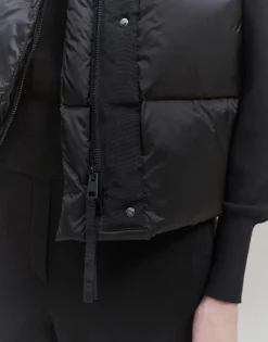 Gewatteerde Bodywarmer Vausti Zwart Online Bestellen*OPUS Sale
