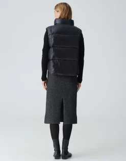 Gewatteerde Bodywarmer Woertel Zwart Online Bestellen*OPUS Hot