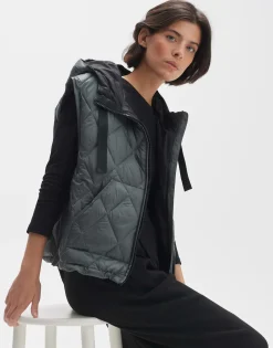 Gewatteerde Bodywarmer Worlanda Groen Online Bestellen*OPUS New
