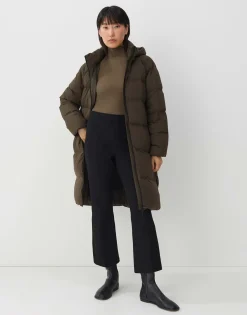 Gewatteerde Mantel Vatina Groen Online Bestellen*OPUS Fashion