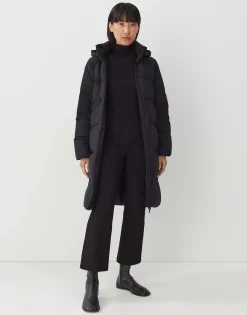 Gewatteerde Mantel Vatina Zwart Online Bestellen*OPUS Fashion