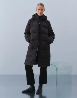 Gewatteerde Mantel Vatina Zwart Online Bestellen*OPUS Fashion