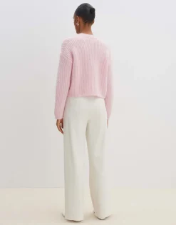 Grofgebreid Vest Triya Roze Online Bestellen*OPUS Cheap