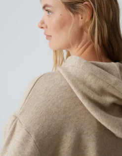 Hoodie Genulo Beige Online Bestellen*OPUS Sale