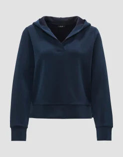 Hoodie Gerwa Blauw Online Bestellen*OPUS Fashion