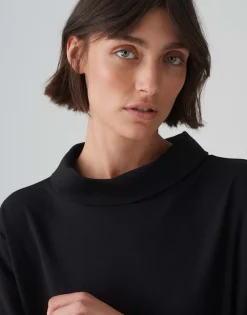 Jersey Jurk Wabyna Zwart Online Bestellen*OPUS Sale
