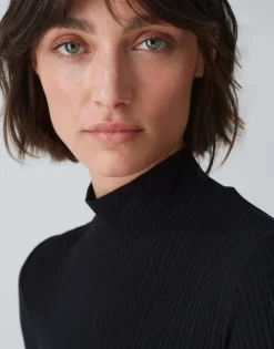 Jersey Jurk Wipona Zwart Online Bestellen*OPUS Cheap