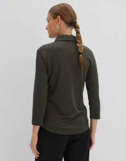 Jerseyshirt Kelly Solid Groen Online Bestellen*OPUS Flash Sale