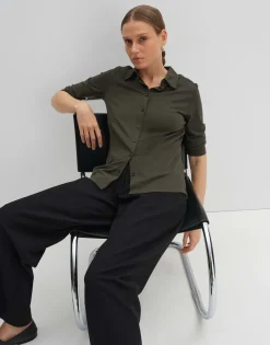 Jerseyshirt Kelly Solid Groen Online Bestellen*OPUS Flash Sale
